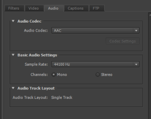 Audio Settings