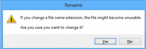 change file extension