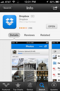 Dropbox iOS