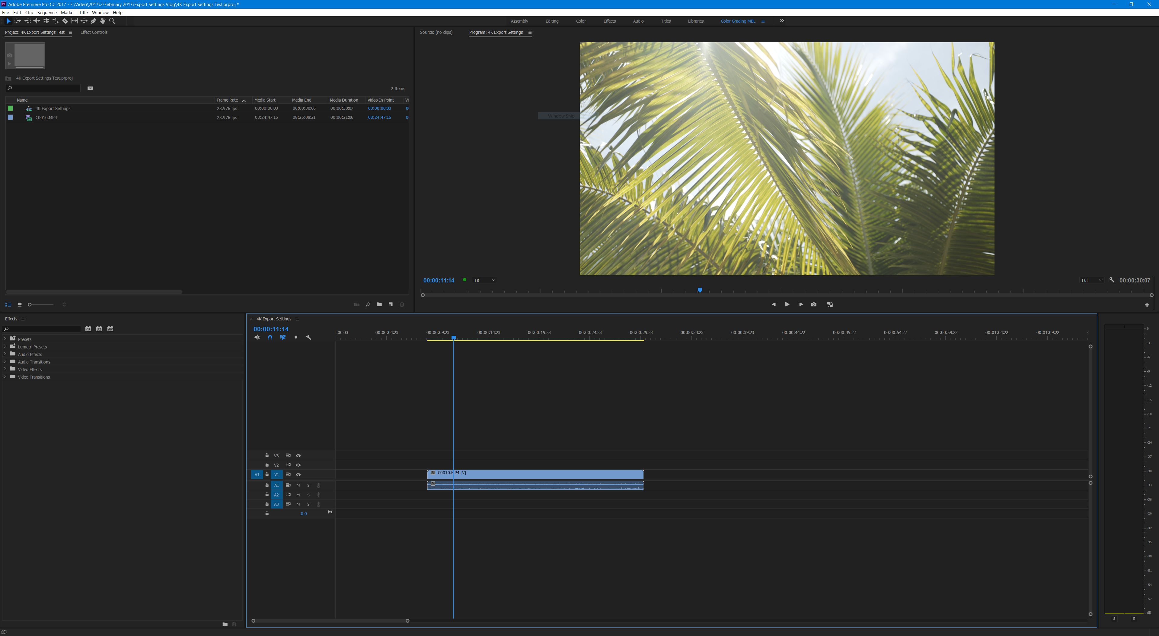 premiere pro video formats for youtube