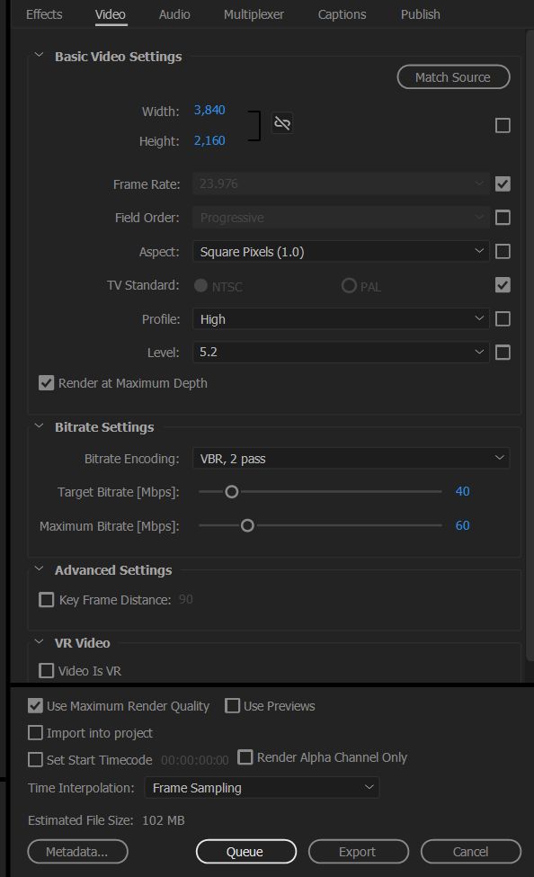 putting 4k video downloader videos into premiere pro