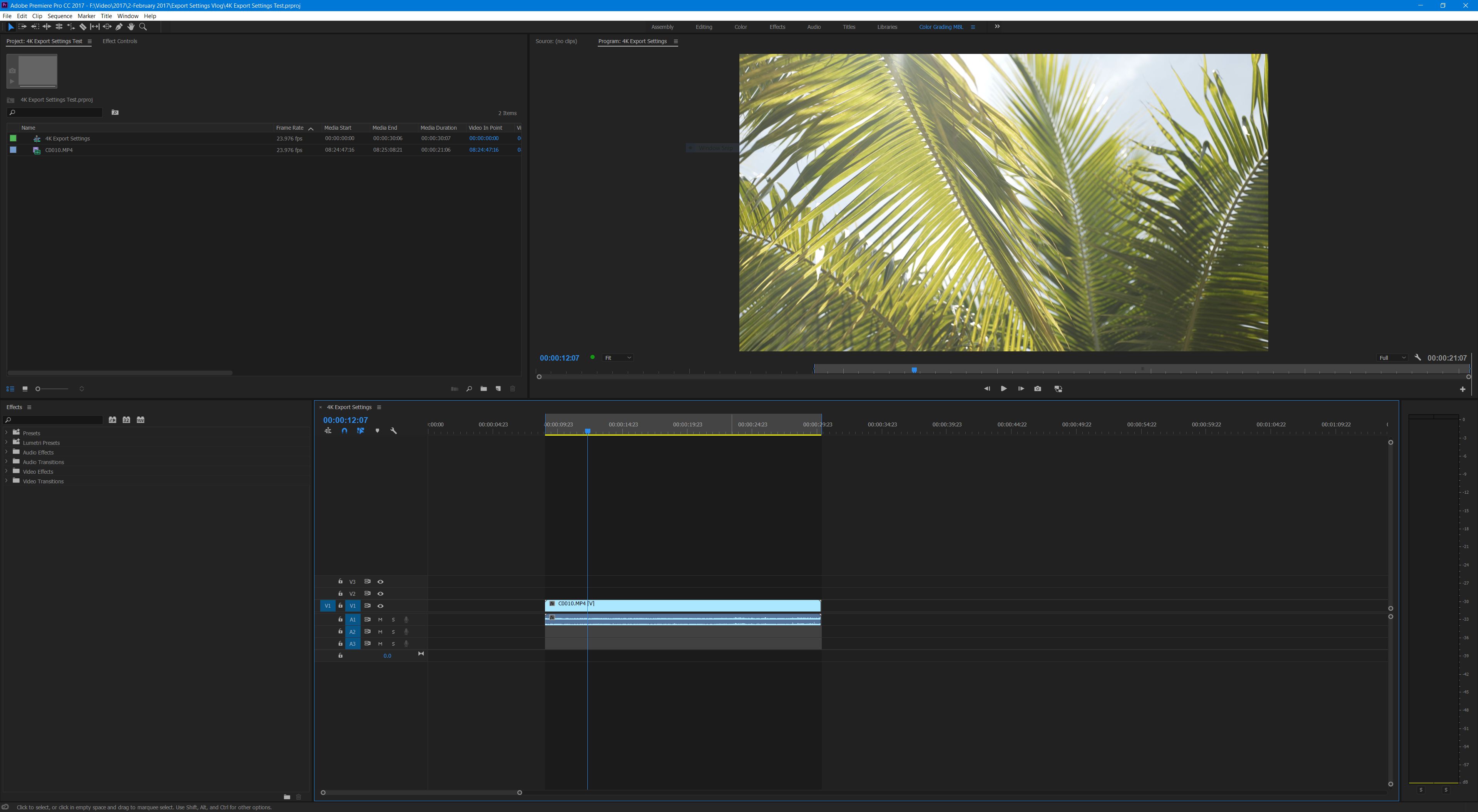 resolution settings adobe premiere pro 2014