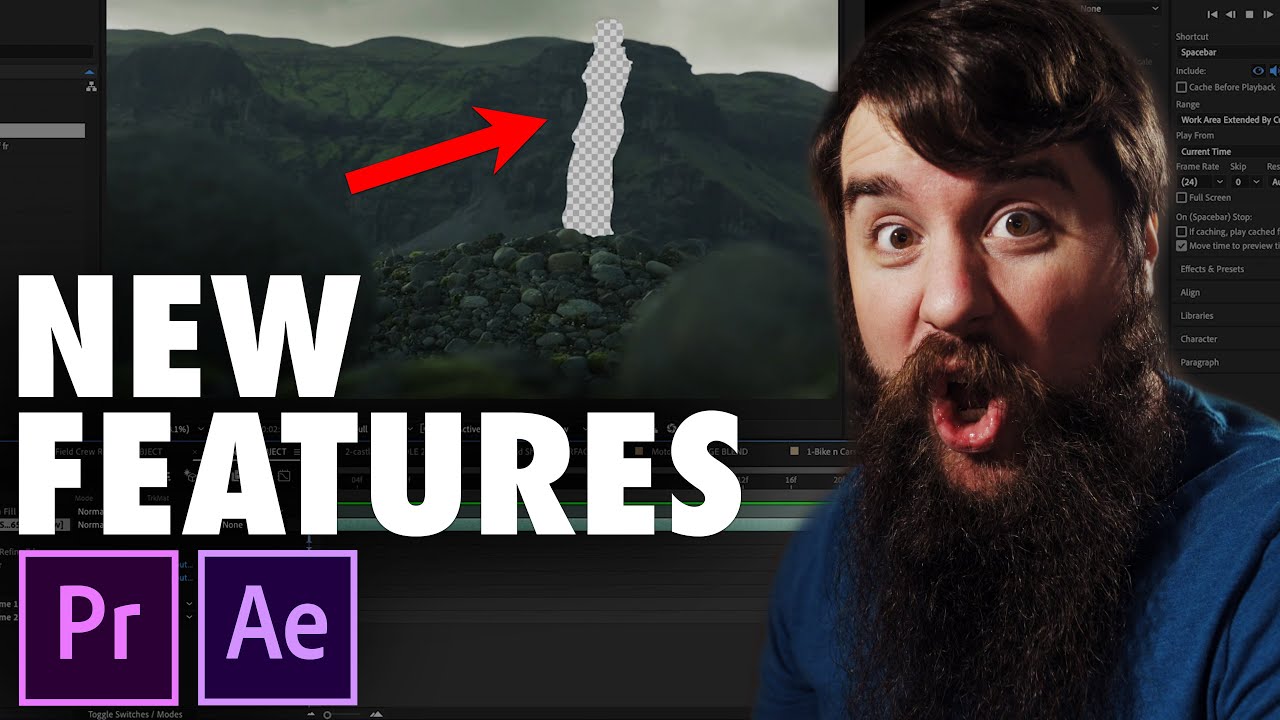 MINDBLOWING New Features in Adobe's After Effects & Premiere Pro CC 2019 Spring/April Update!