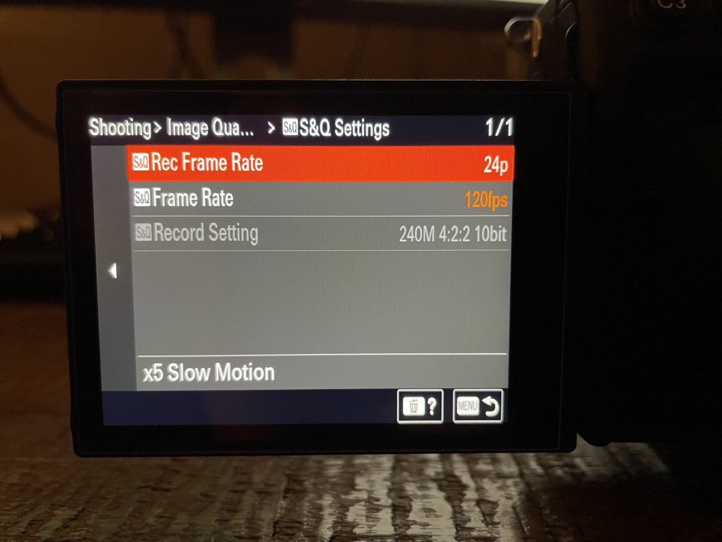 sony a7siii 4k 120fps sd card