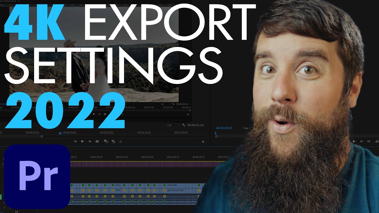 How To Export 4K Video In Premiere Pro CC 2022 For YouTube, Facebook, & Vimeo