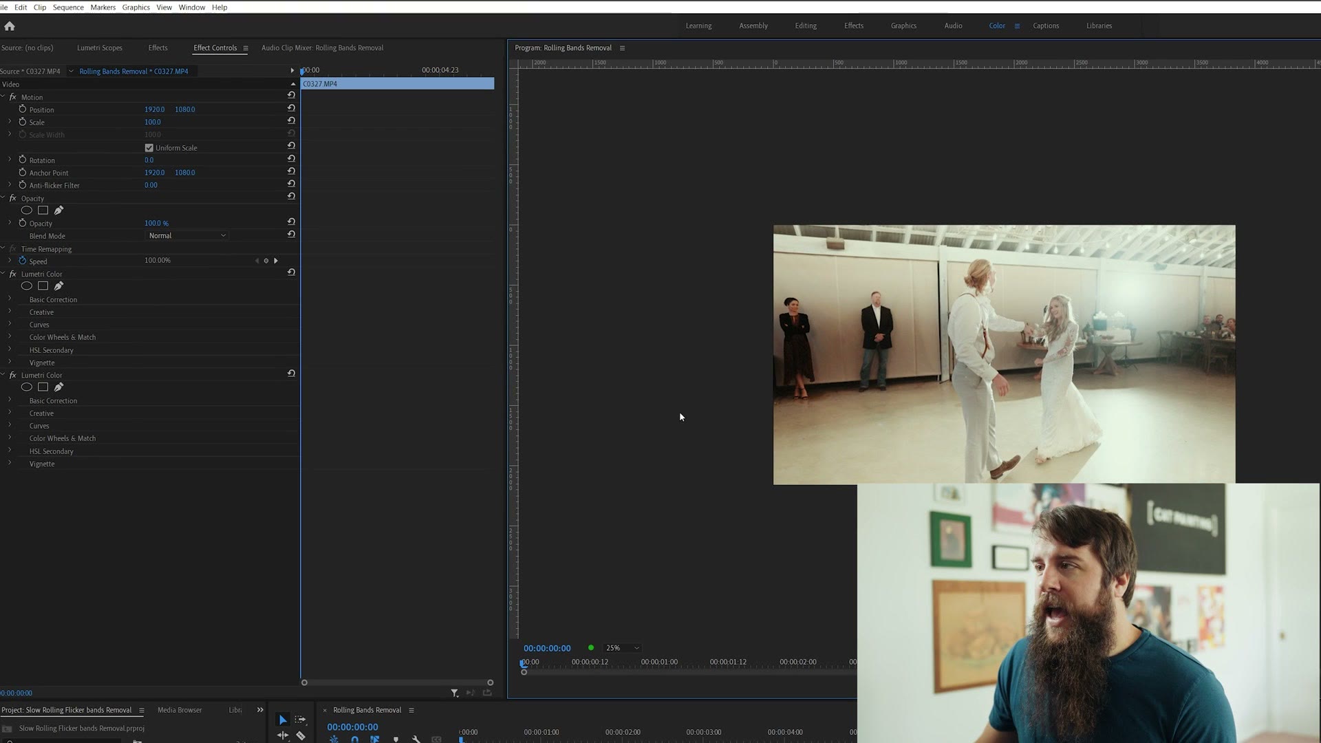 Adding a second Lumetri Color effect
