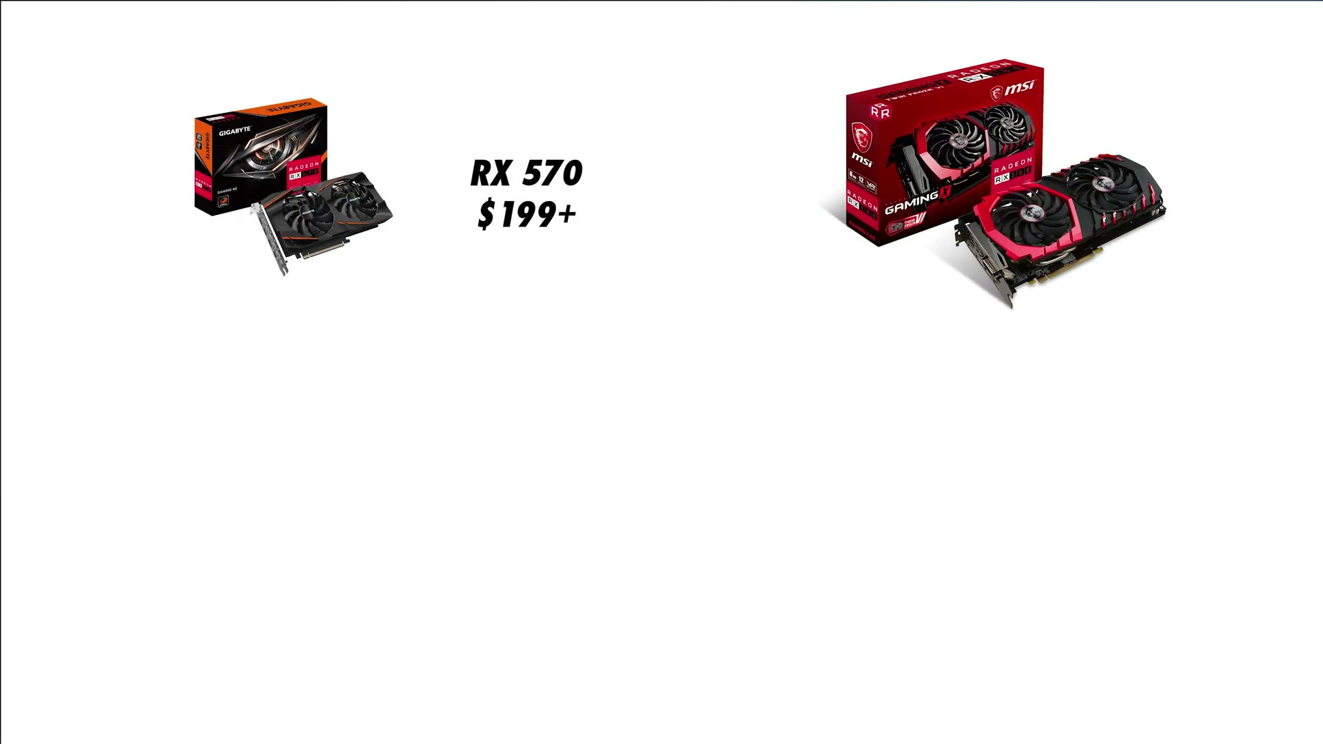 AMD Radeon RX 570 graphics cards