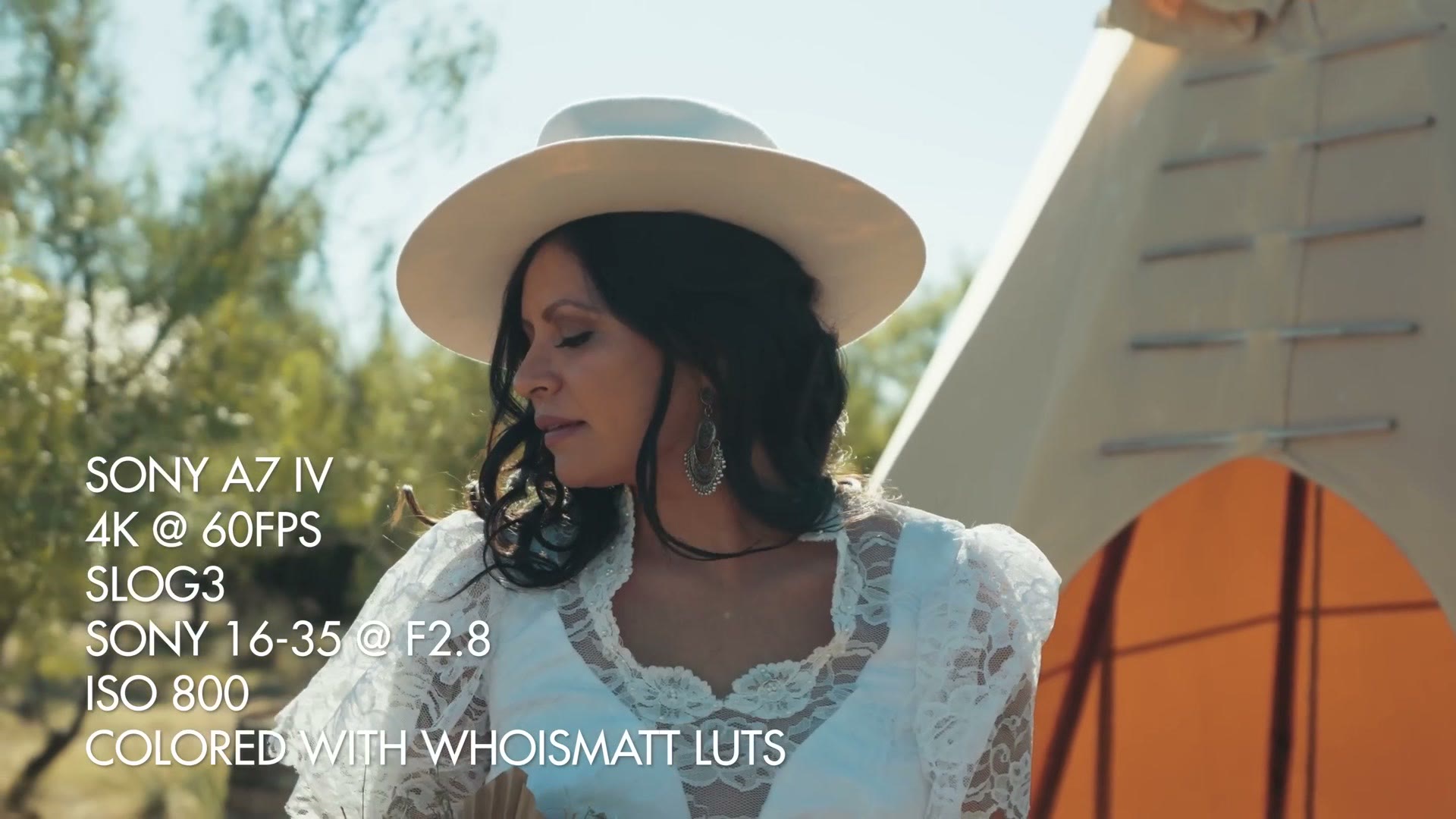 Bride filmed at 4K 60 in S-Log3