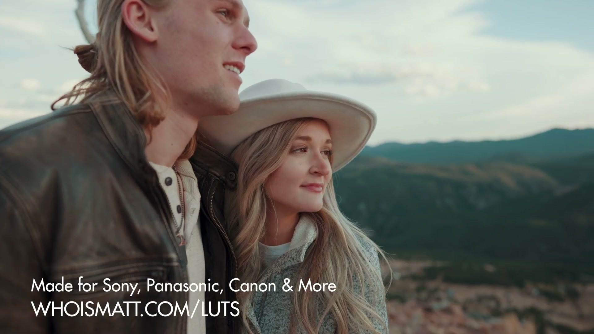 WhoisMatt LUTs end card reading Made for Sony, Panasonic, Canon and More