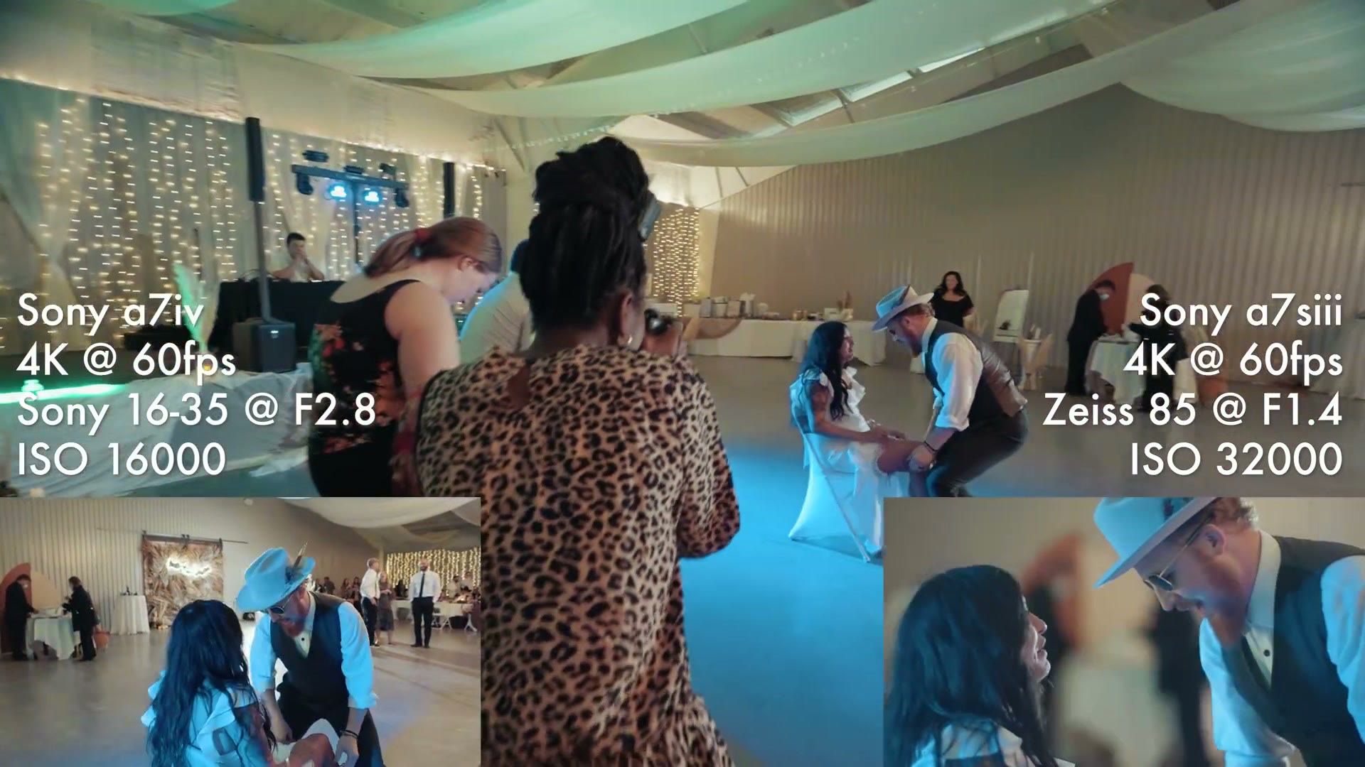 The dance floor at the reception