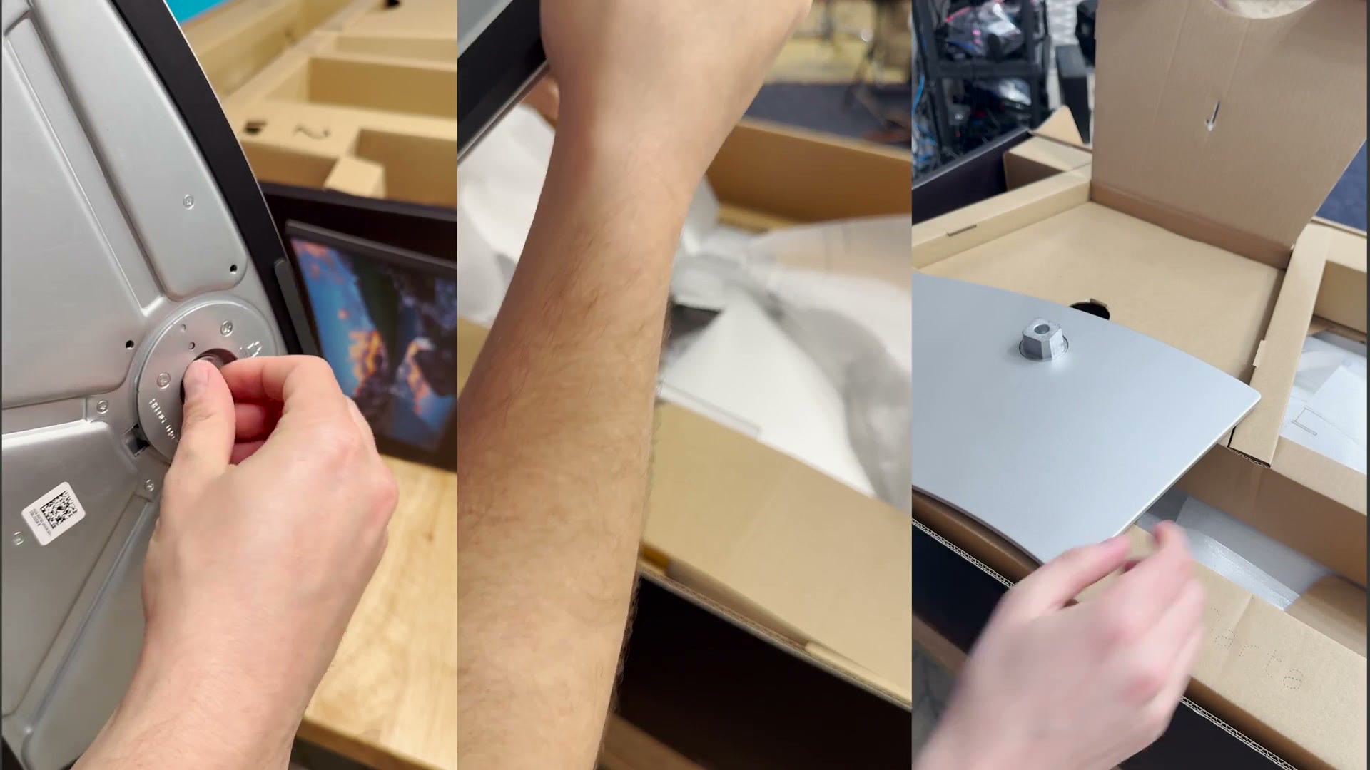Unboxing the Dell U4025QW monitor