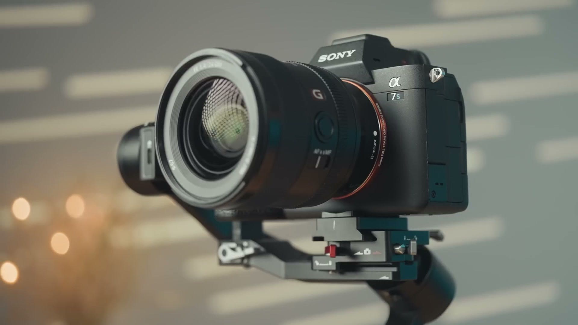 Sony a7S III mounted and balanced on the DJI RS 3 Mini