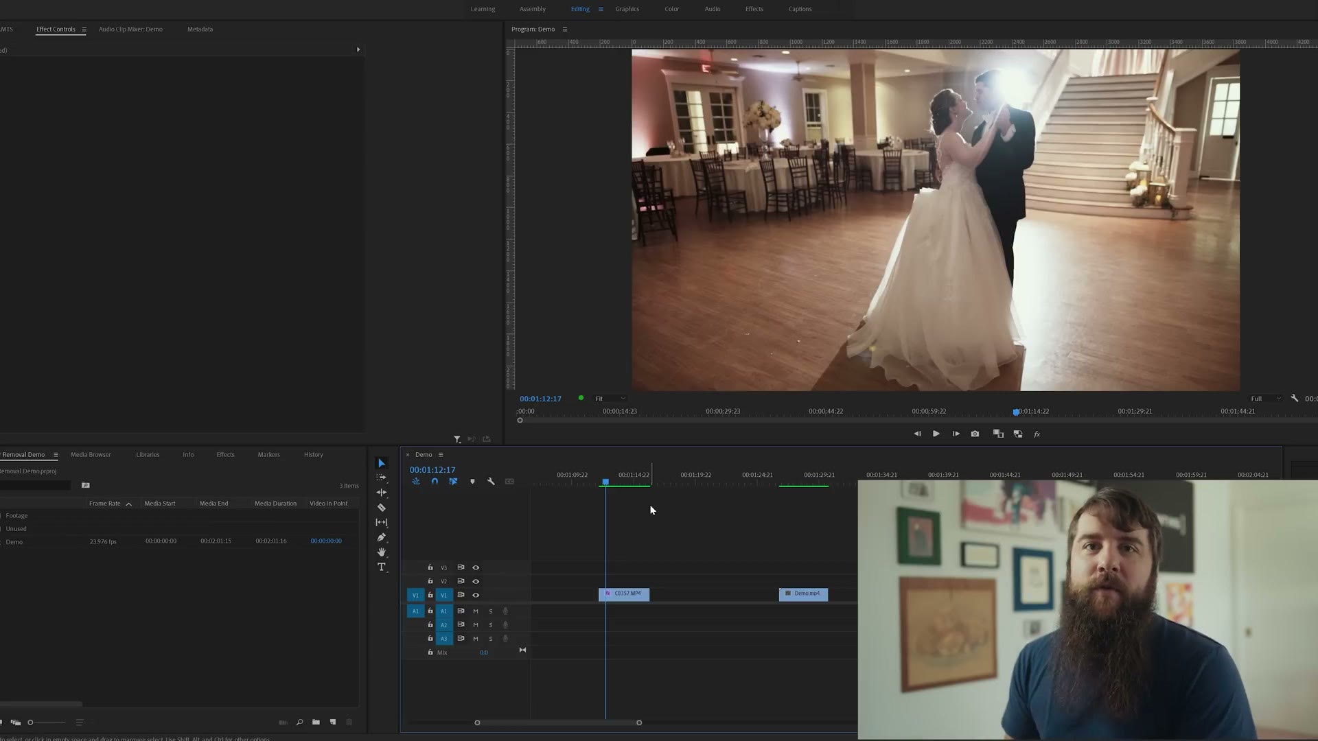 The duplication trick failing on the stubborn clip