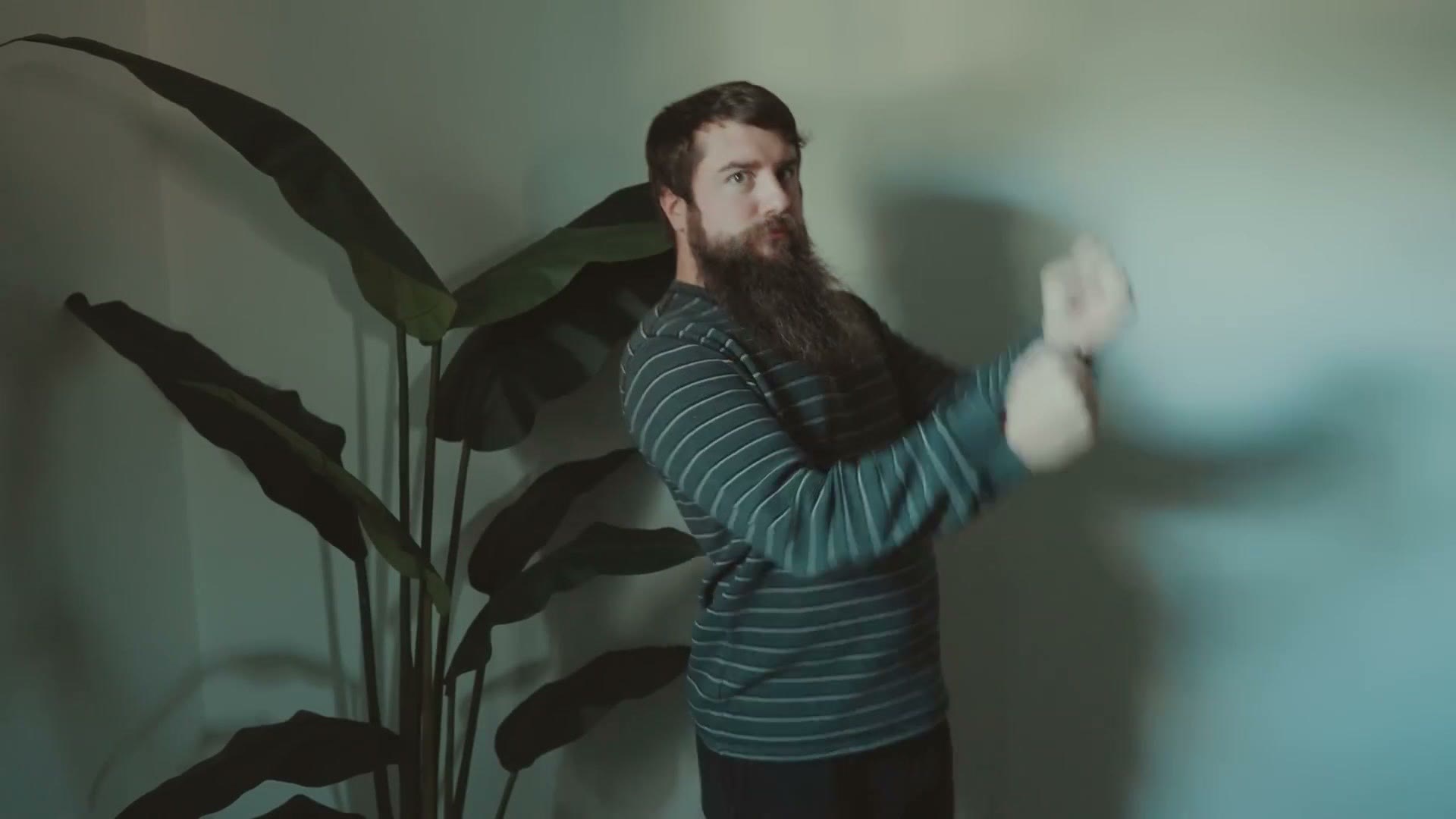 Exposure raised on the clip revealing noise in the shadows