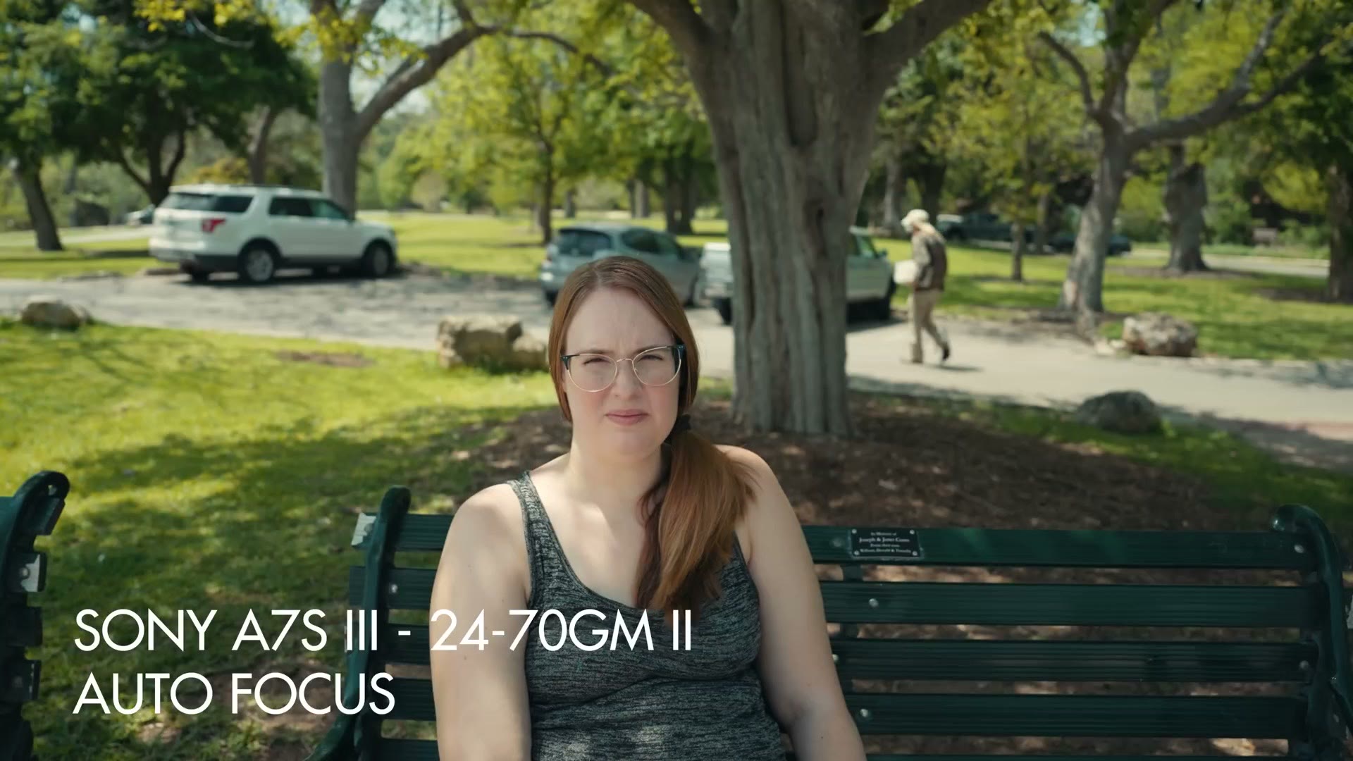 Focus breathing test with autofocus