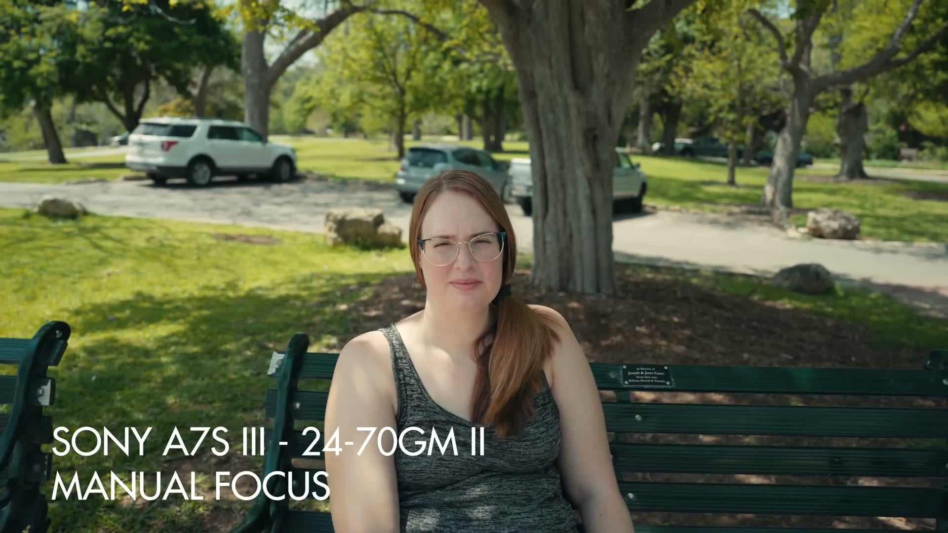 Focus breathing test in manual focus