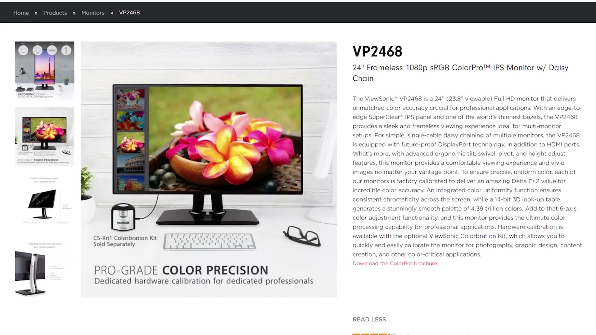 Gigabyte M27Q monitor listing at 319 dollars