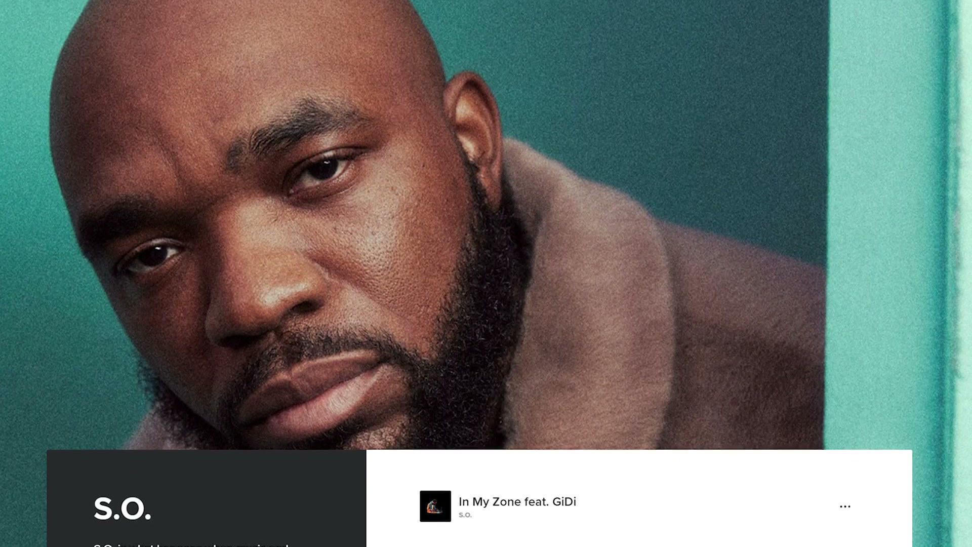 The Musicbed artist page for S.O.