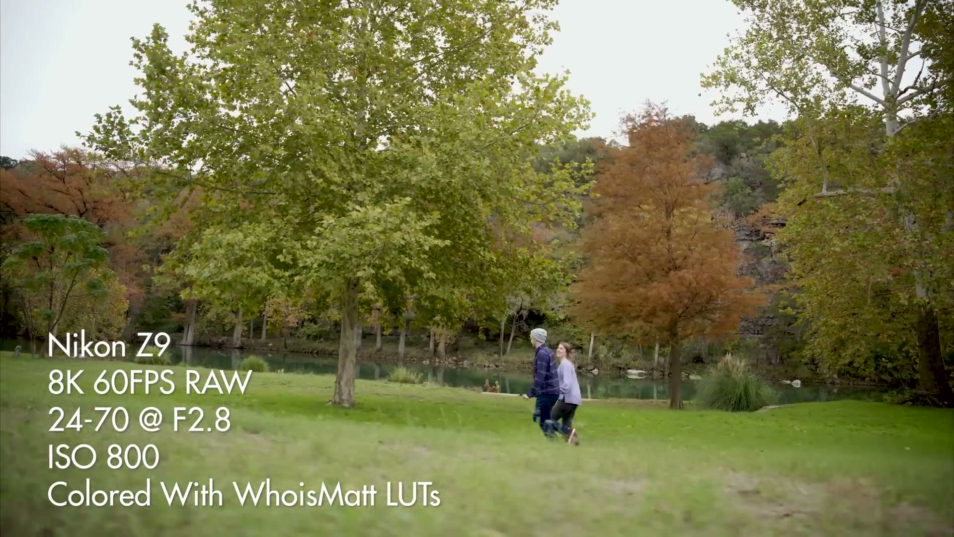 Park footage filmed on the Nikon Z9 in 8K 60fps raw at ISO 800