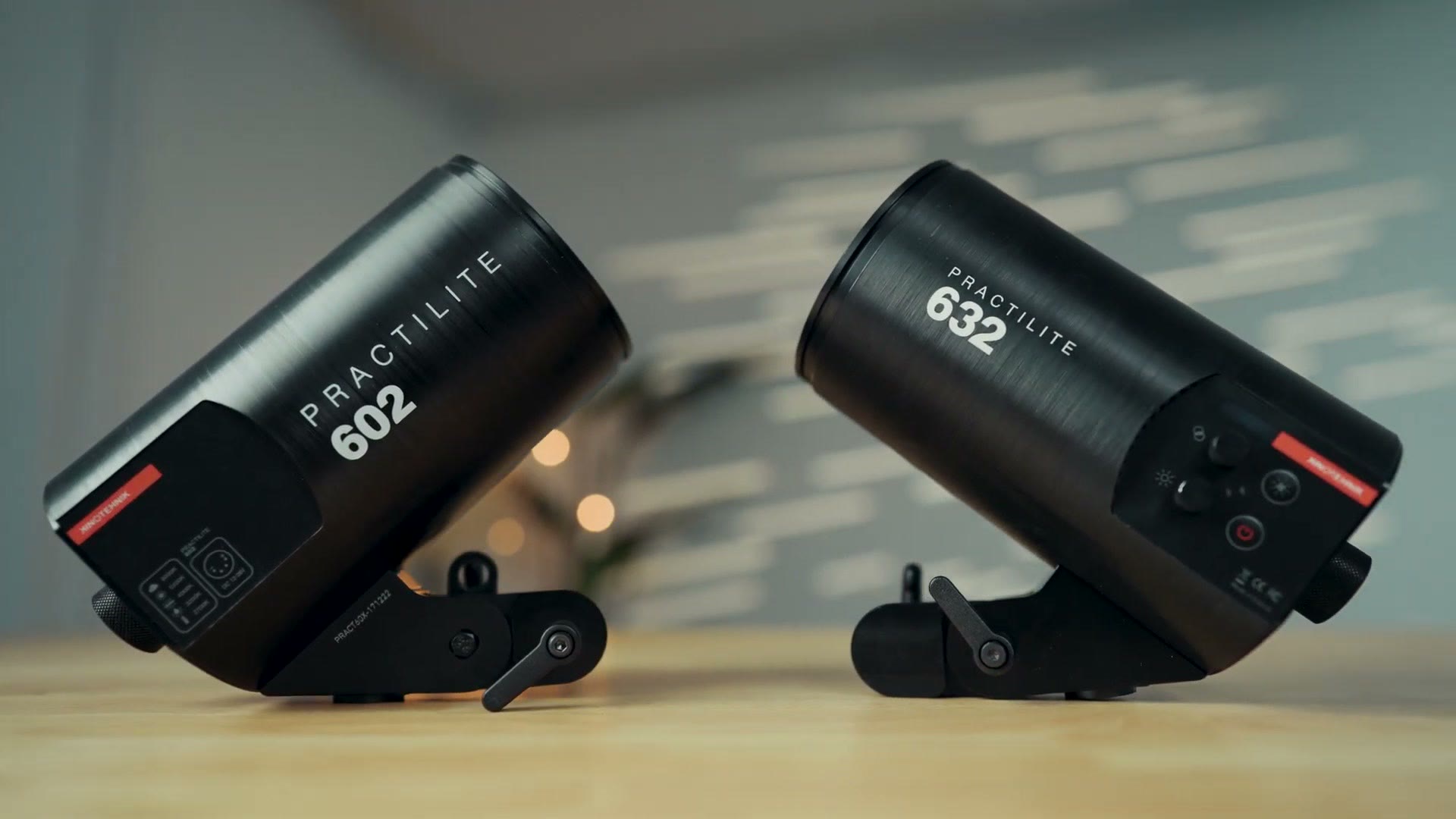 Practilite 602 and 632 side by side on a table showing identical size