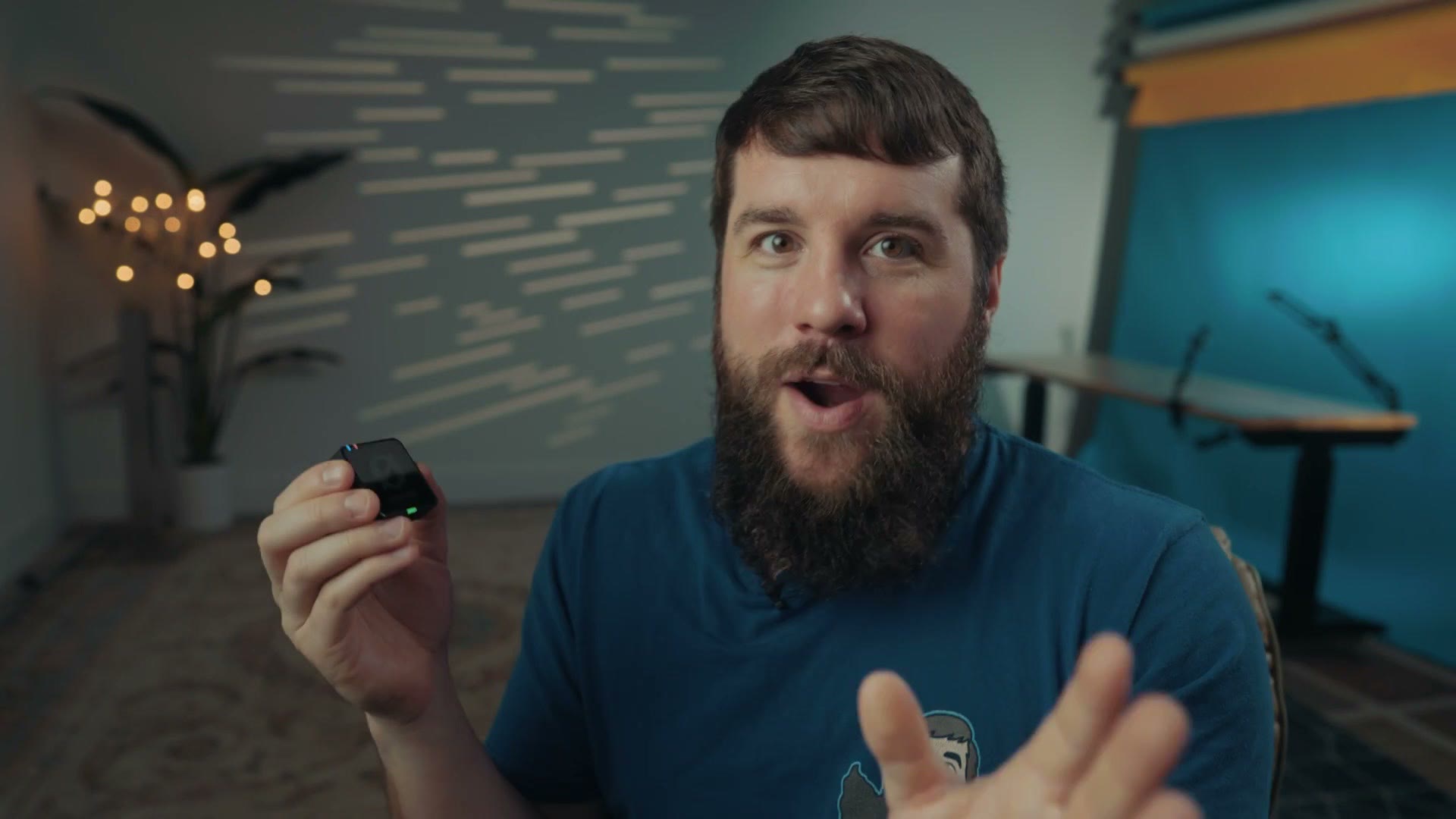 Matt discussing the battery life of the Rode Wireless PRO