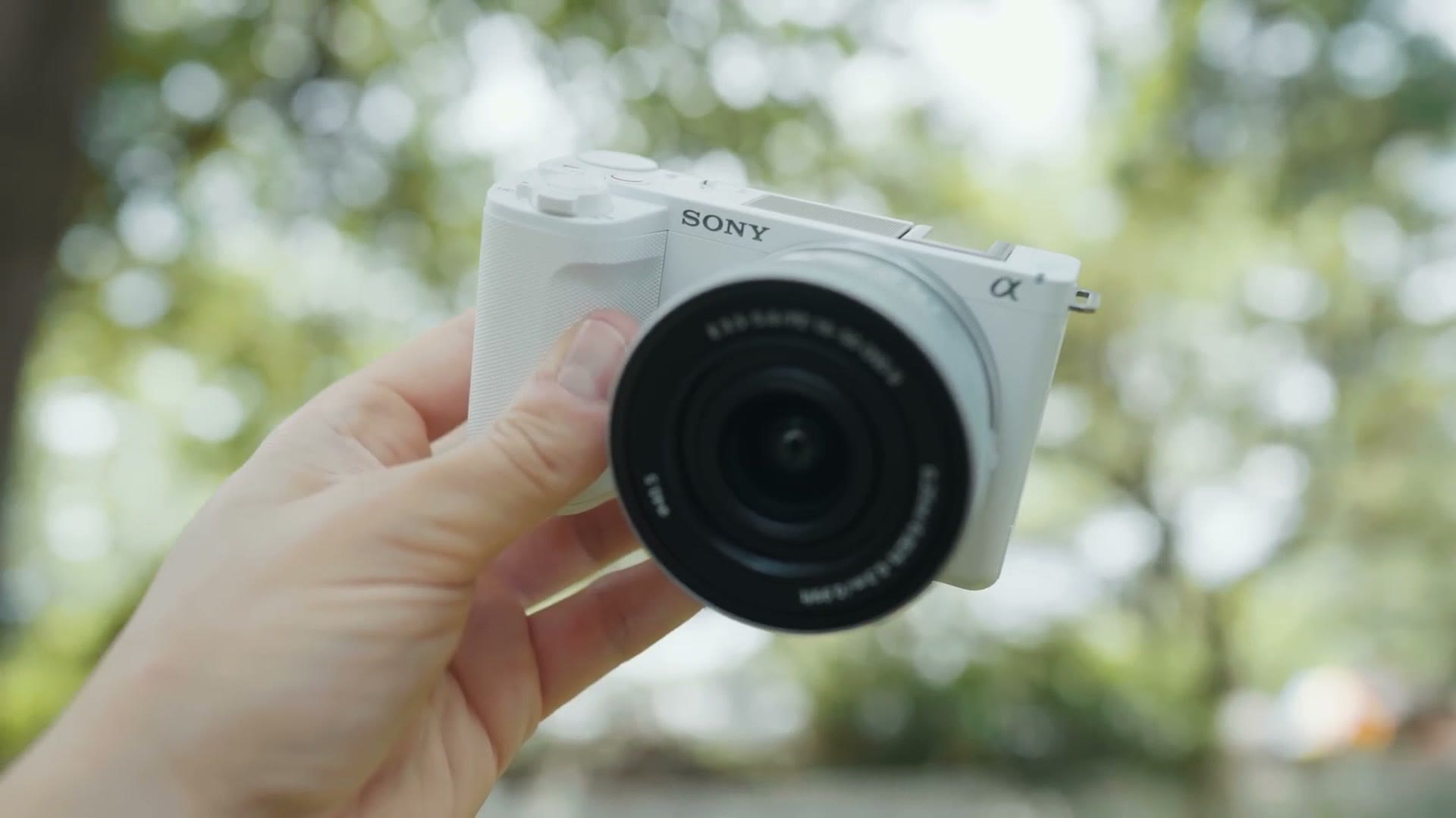 Sony ZV-E10 II with the 16-50mm kit lens mounted