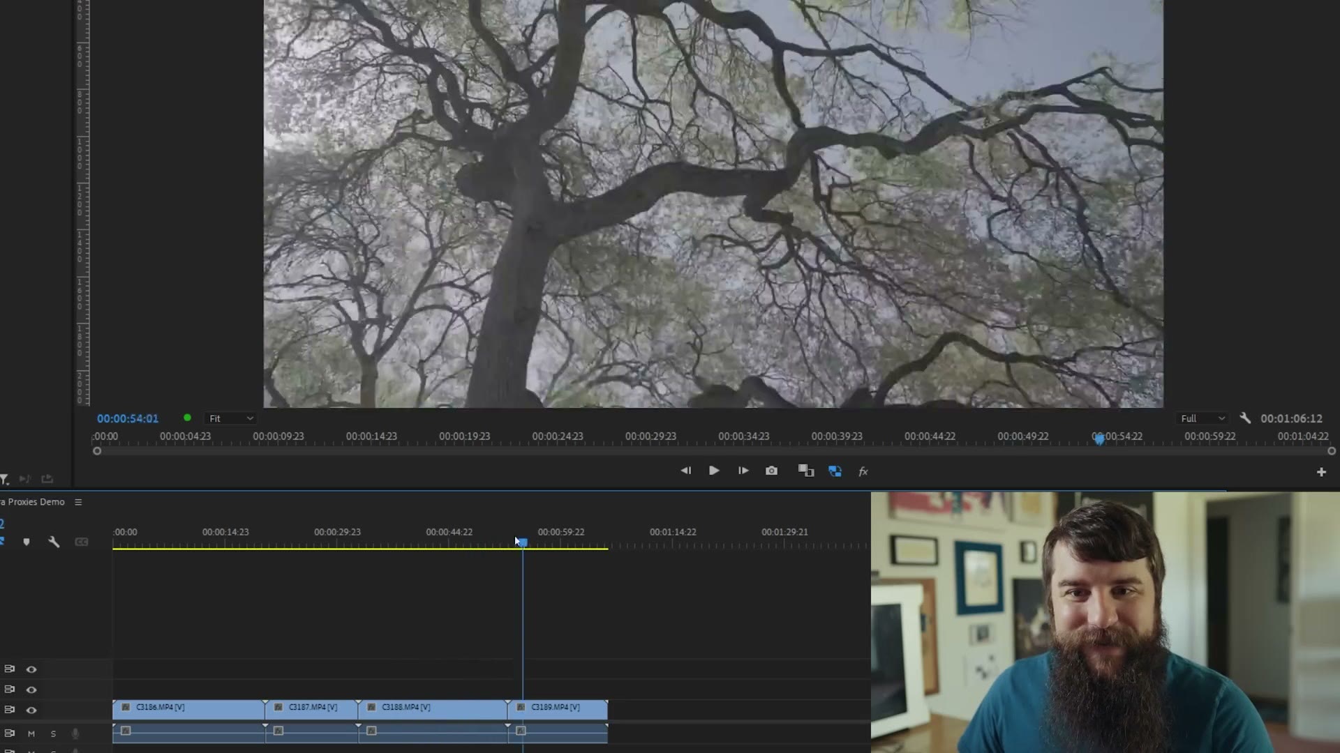 Smooth scrubbing playback with proxies enabled