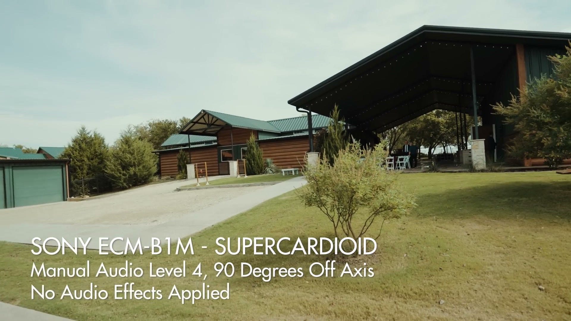 Supercardioid audio test title card