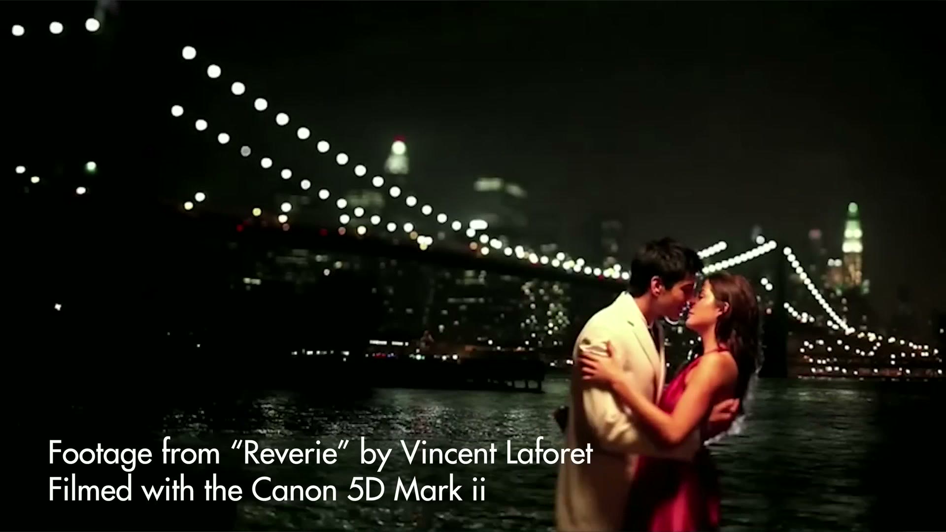 Footage from Reverie by Vincent Laforet, filmed with the Canon 5D Mark II