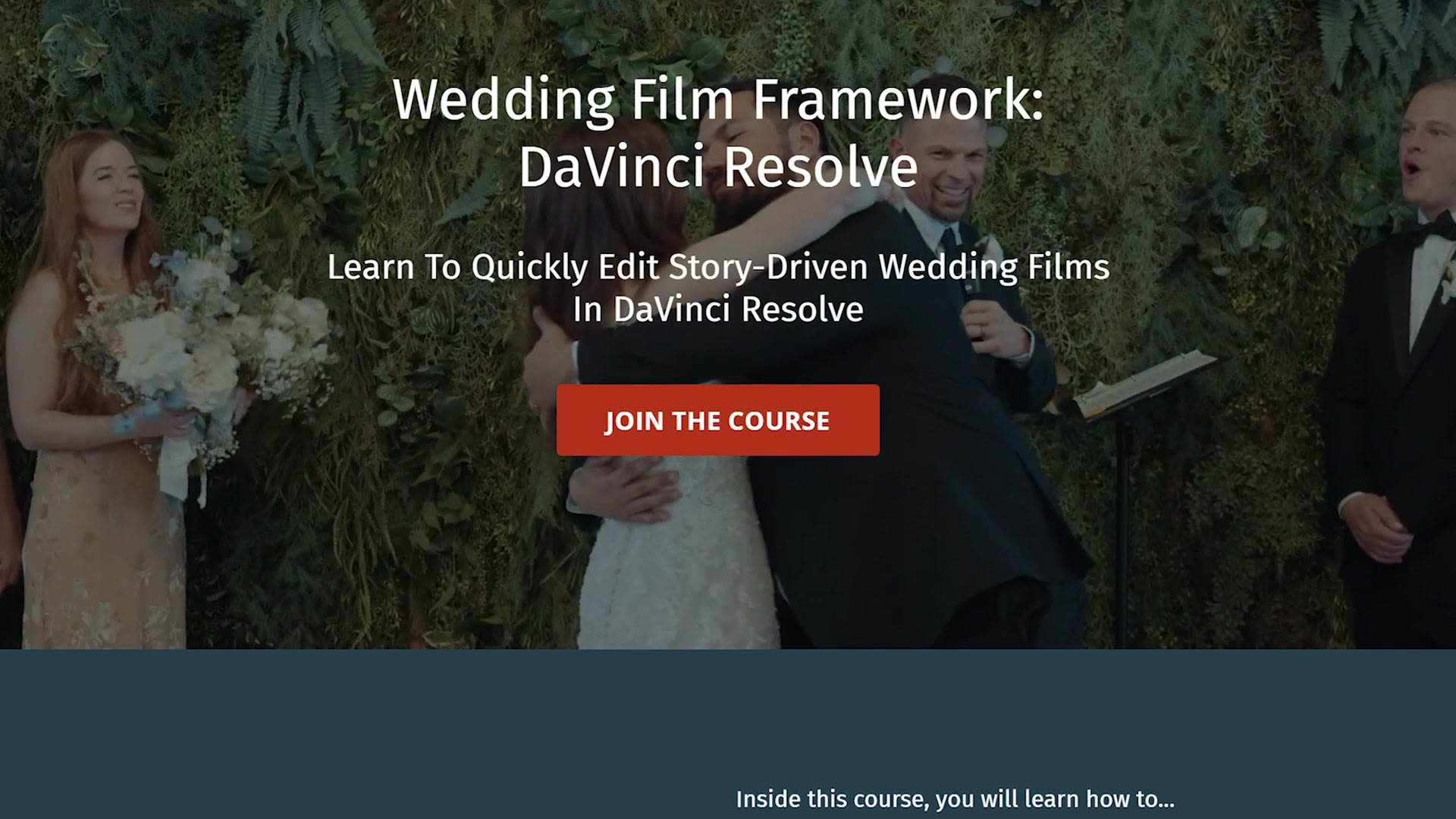 Wedding Film Framework for DaVinci Resolve course card