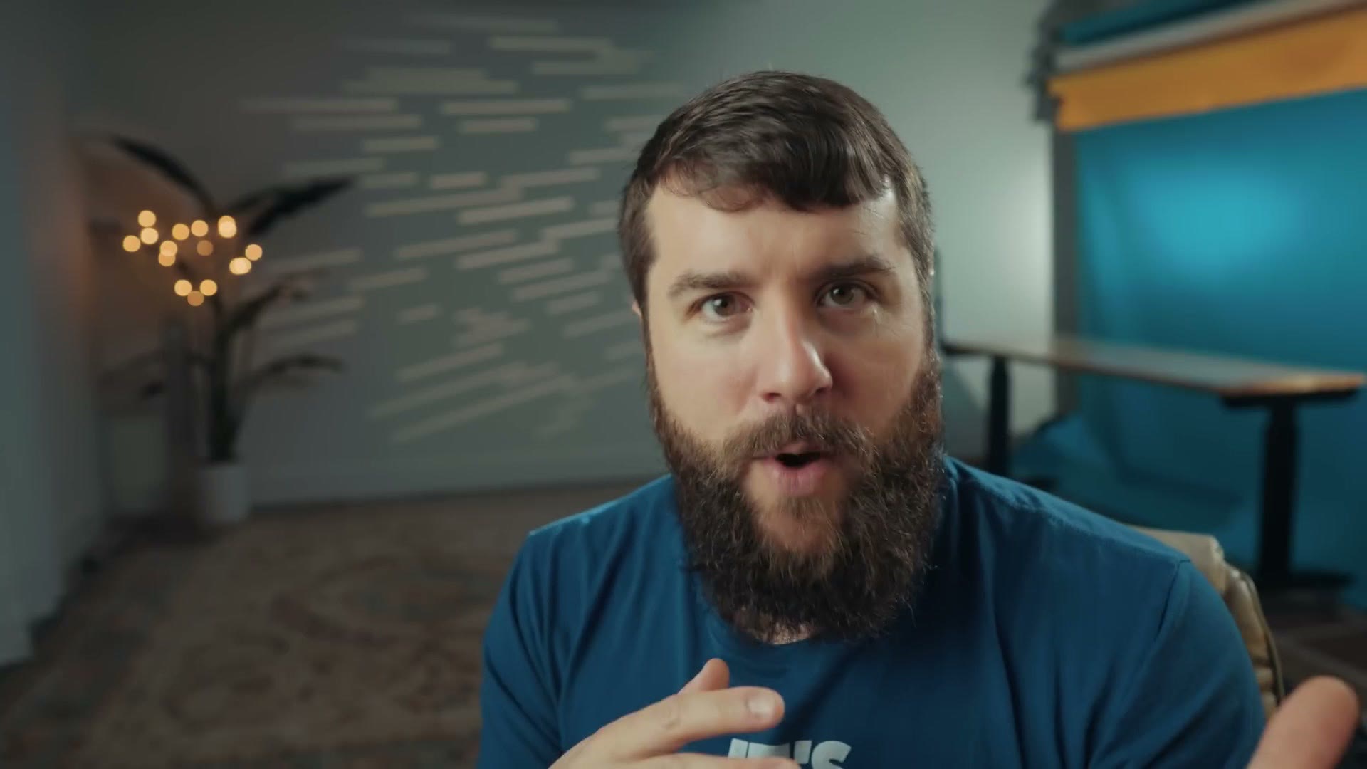 Matt holding up a finger while explaining add ons