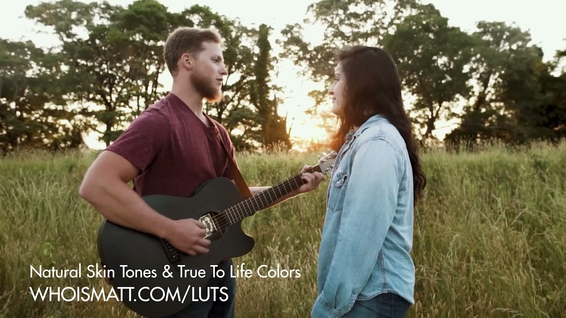 Promo card for the WhoisMatt LUTs color presets