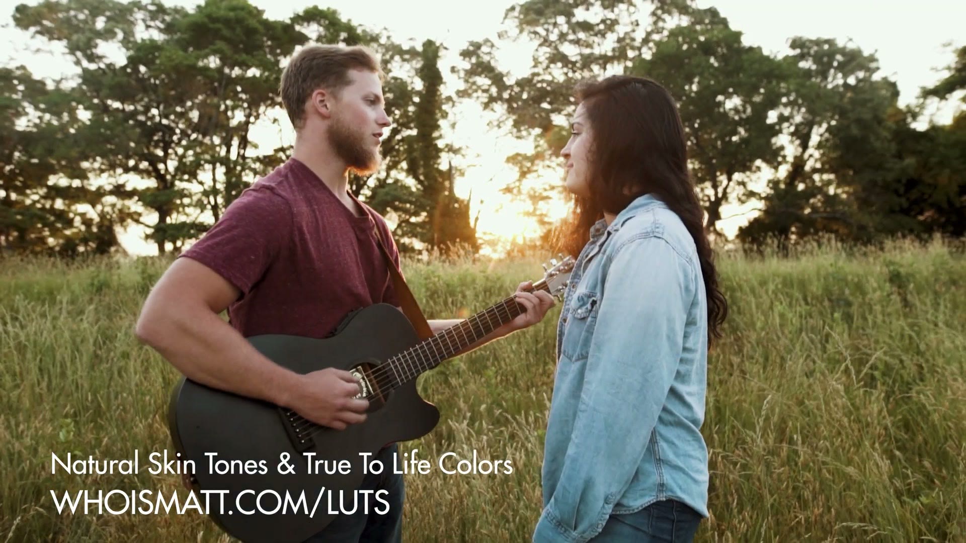 Promo card for the WhoisMatt LUTs color presets