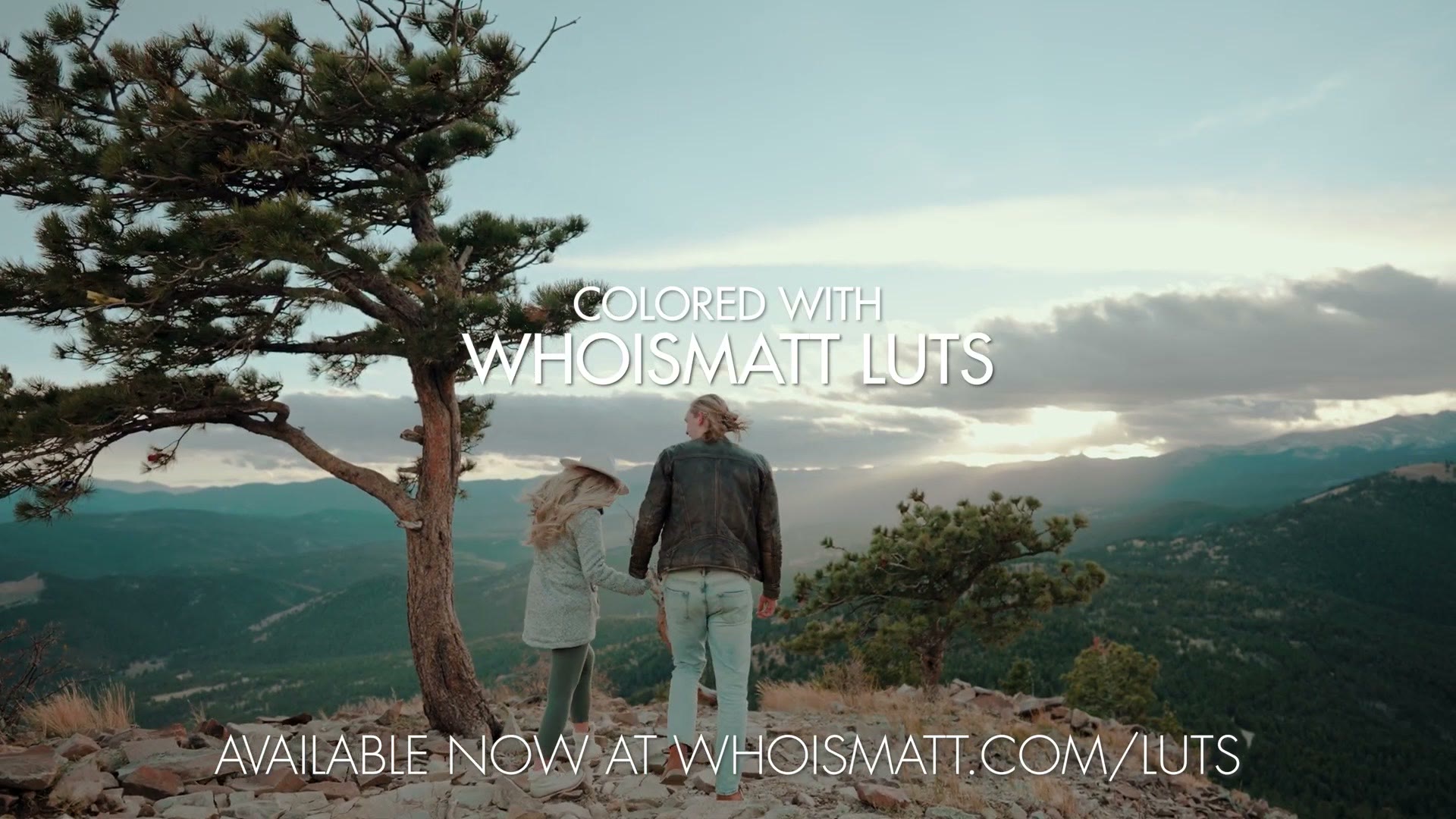 Promo card for the WhoisMatt LUTs color presets