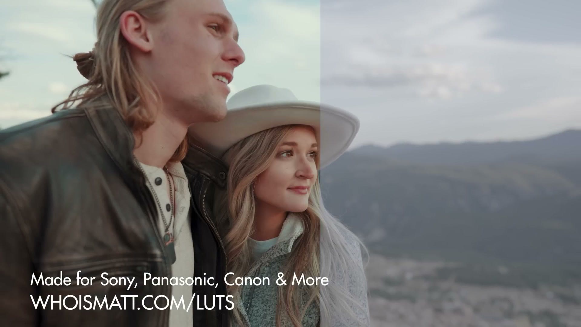 Promo card for the WhoisMatt LUTs color presets