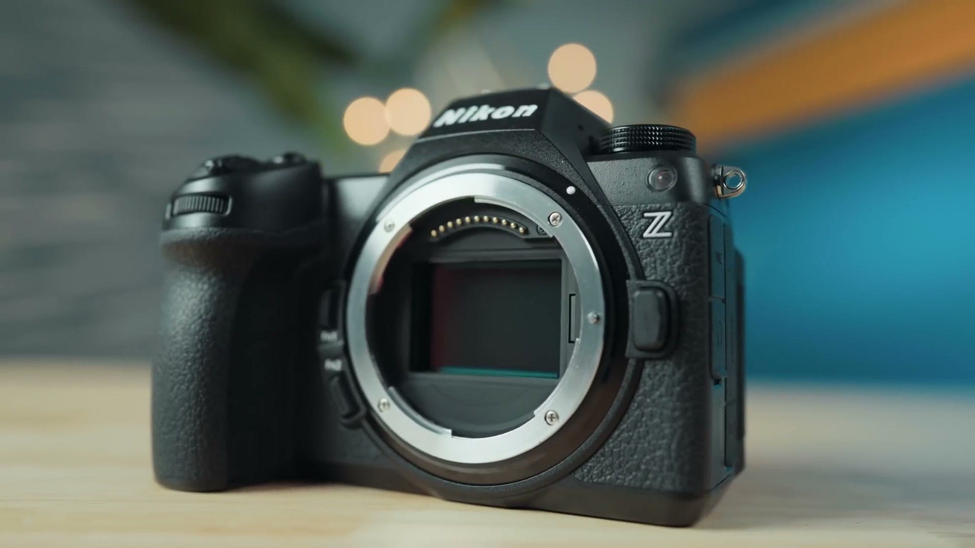 Nikon Z6 III camera body with no lens attached showing the full frame sensor