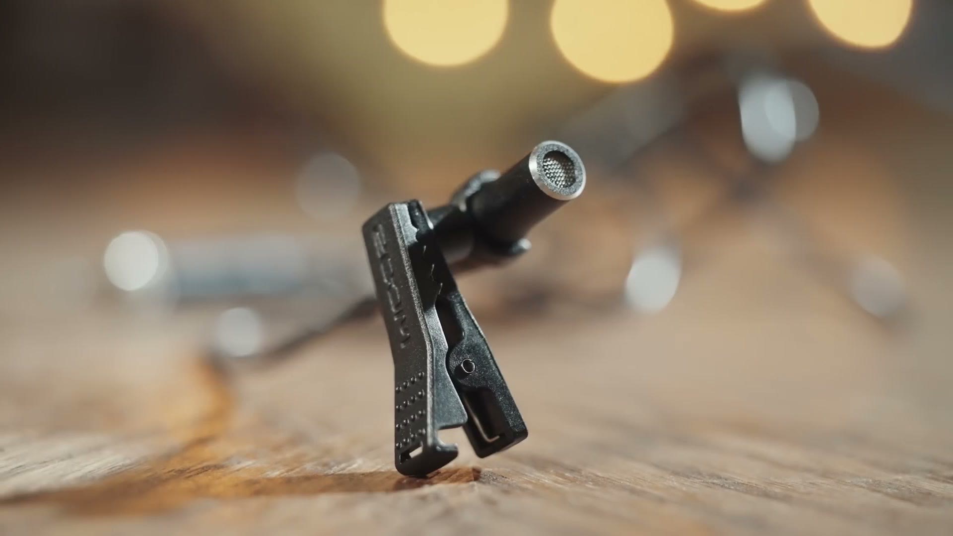 The stock lav microphone that ships with the Zoom F2
