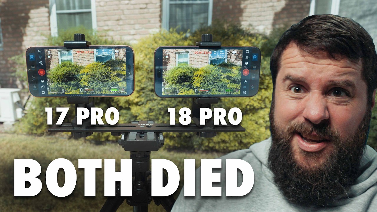 Will The iPhone 18 Pro Overheat?! I Filmed 4K 60 Next To The 17 Pro In The Texas Sun!