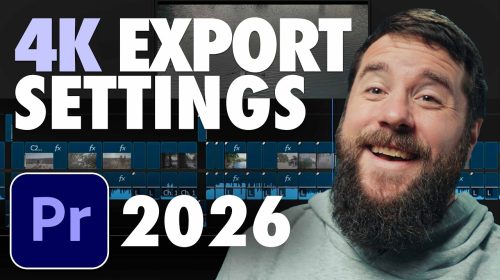 Premiere Pro 4k Export Settings 2026